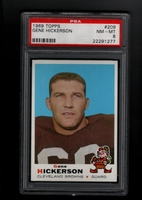 1969 Topps #209 Gene Hickerson PSA 8 NM-MT  CLEVELAND BROWNS